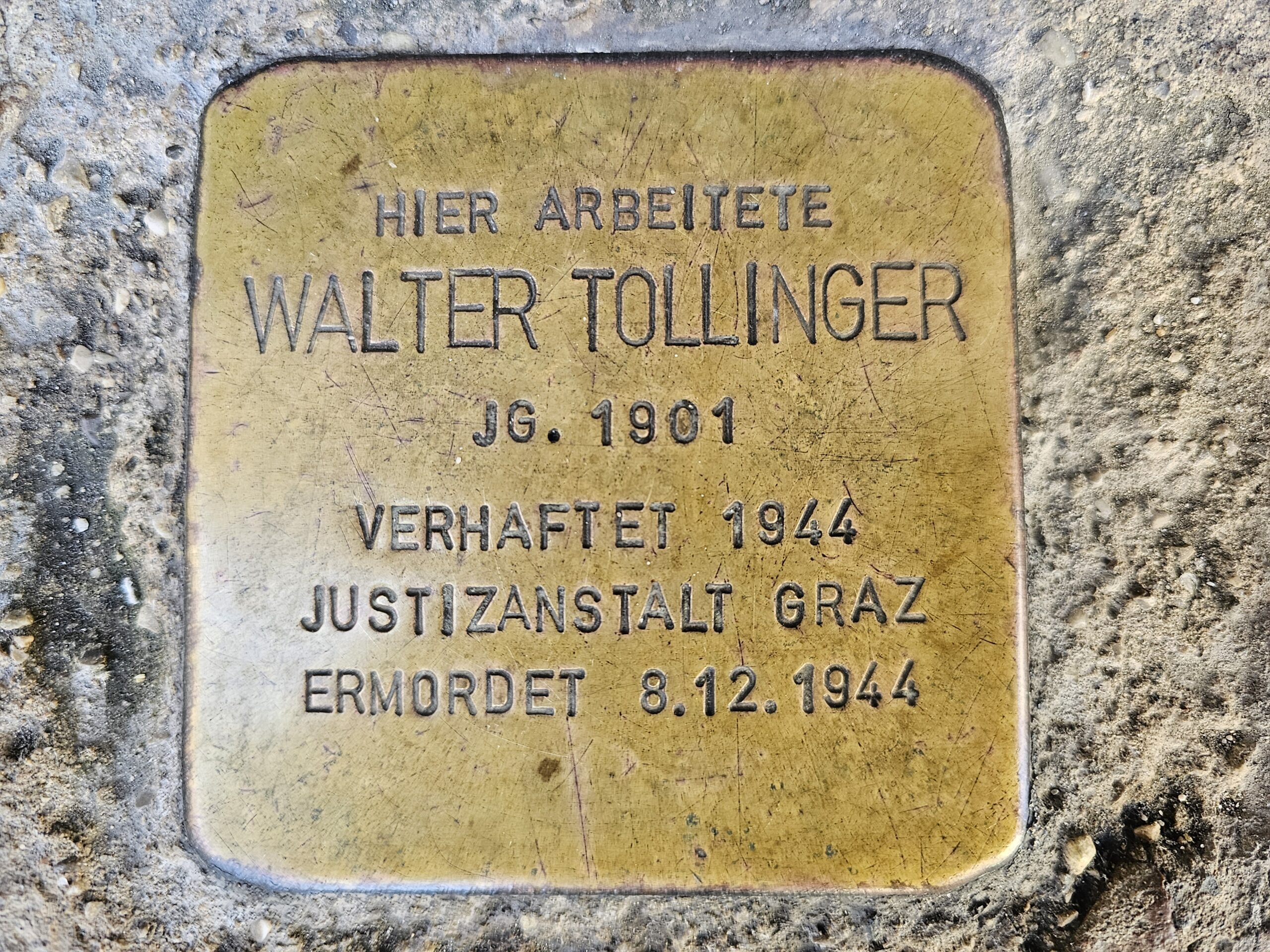 Stolpersteine-Führung, Erinnern fürs Leben